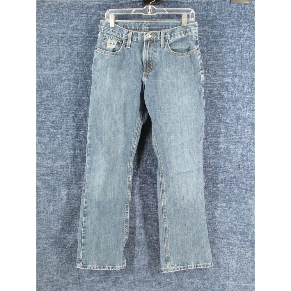 Cinch Jeans Mens 29x32 Blue 100% Cotton Straight Leg Western